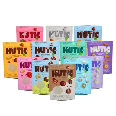 Chokladbönor 450g stativ - upp blixtlåset ALUMINISERADE PACKAGING